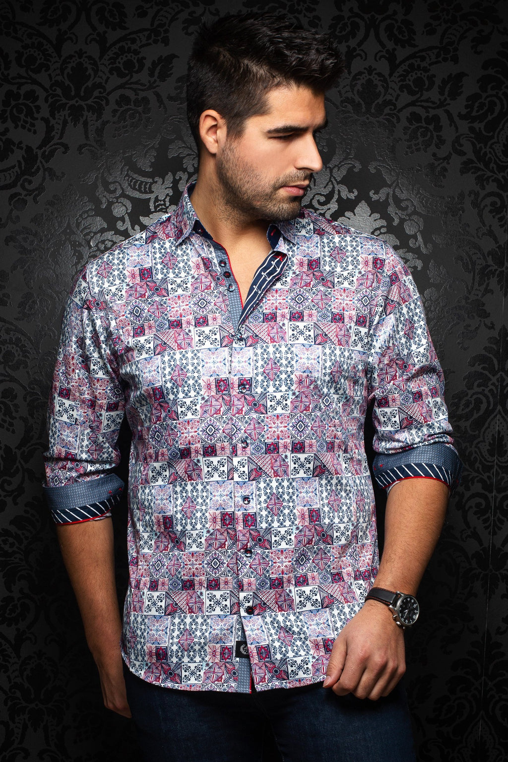 Au Noir Shirt | Alfonso Red