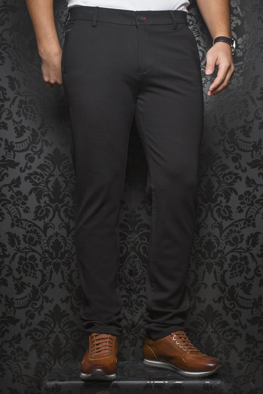 Au Noir Dressy Stretch Pant - Beretta Black