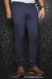 Au Noir Dressy Stretch Pant - Beretta Navy