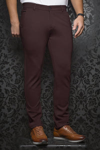 Au Noir Dressy Stretch Pant - Beretta Wine