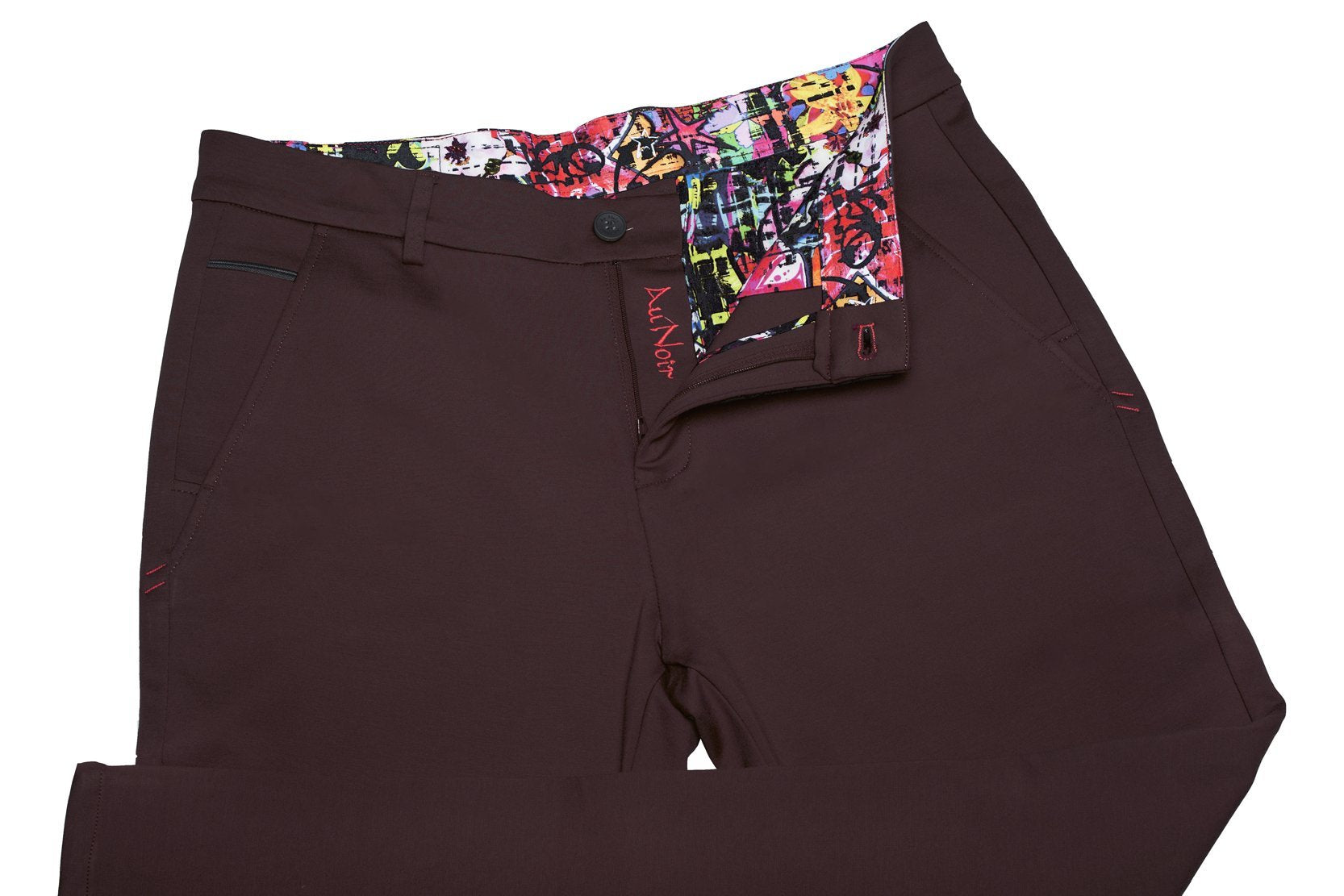 Au Noir Dressy Stretch Pant - Beretta Wine