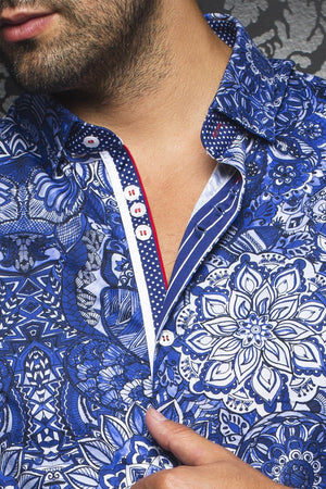 Au Noir shirt - Del Florino Navy
