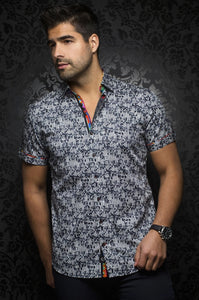 Au Noir Black Short-Sleeve Resort Shirt - DOLCE (SS) black