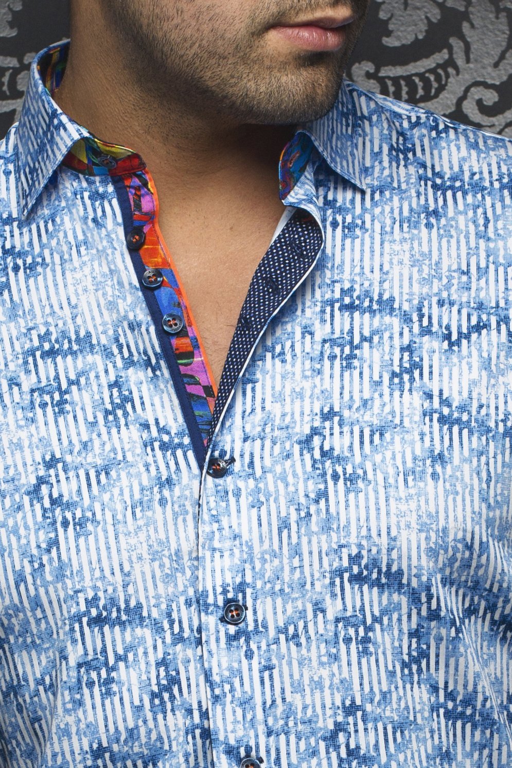 Au Noir Navy Short-Sleeve Resort Shirt - DOLCE (SS) navy