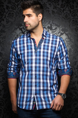 Au Noir Blue Shirt - Filippo Blue