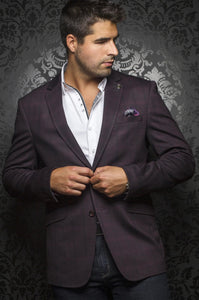 Au Noir Blazer - Gatsby Burgundy