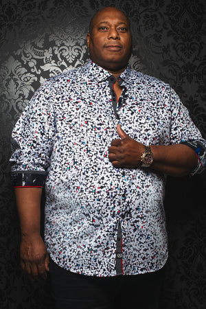 Au Noir Shirt Plus Size | Gavin Plus-Size Multi