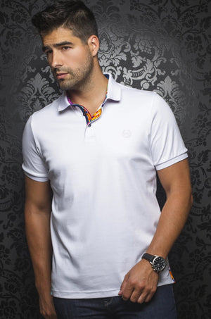 Au Noir Polo shirt - Hawk White