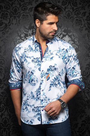 Au Noir Shirt | Hendrick Blue Multi