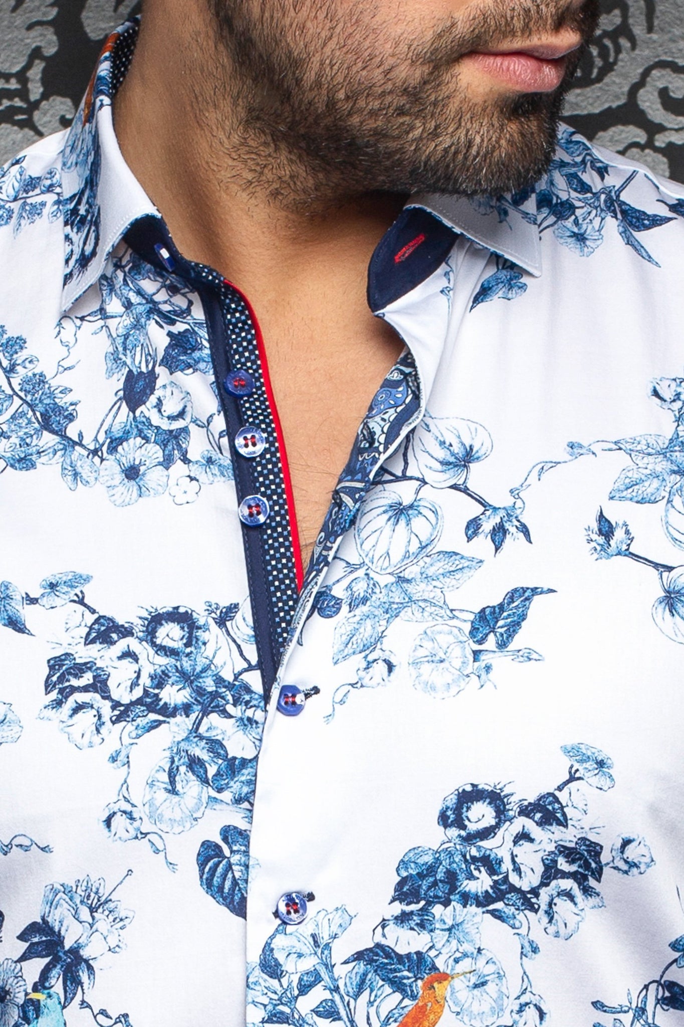 Au Noir Shirt | Hendrick Blue Multi