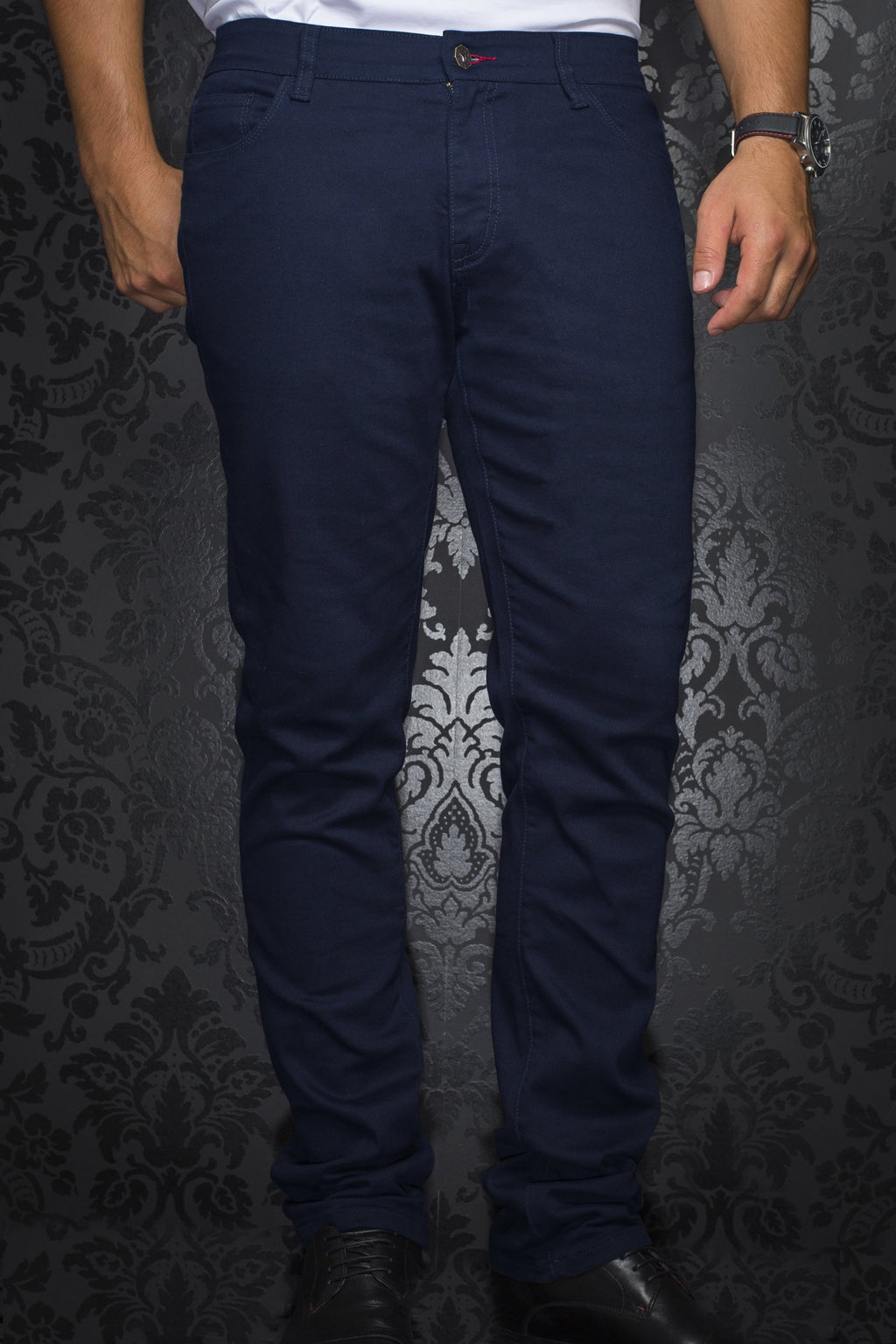 Au Noir Slim Fit Stretch Denim Jean - Indigo