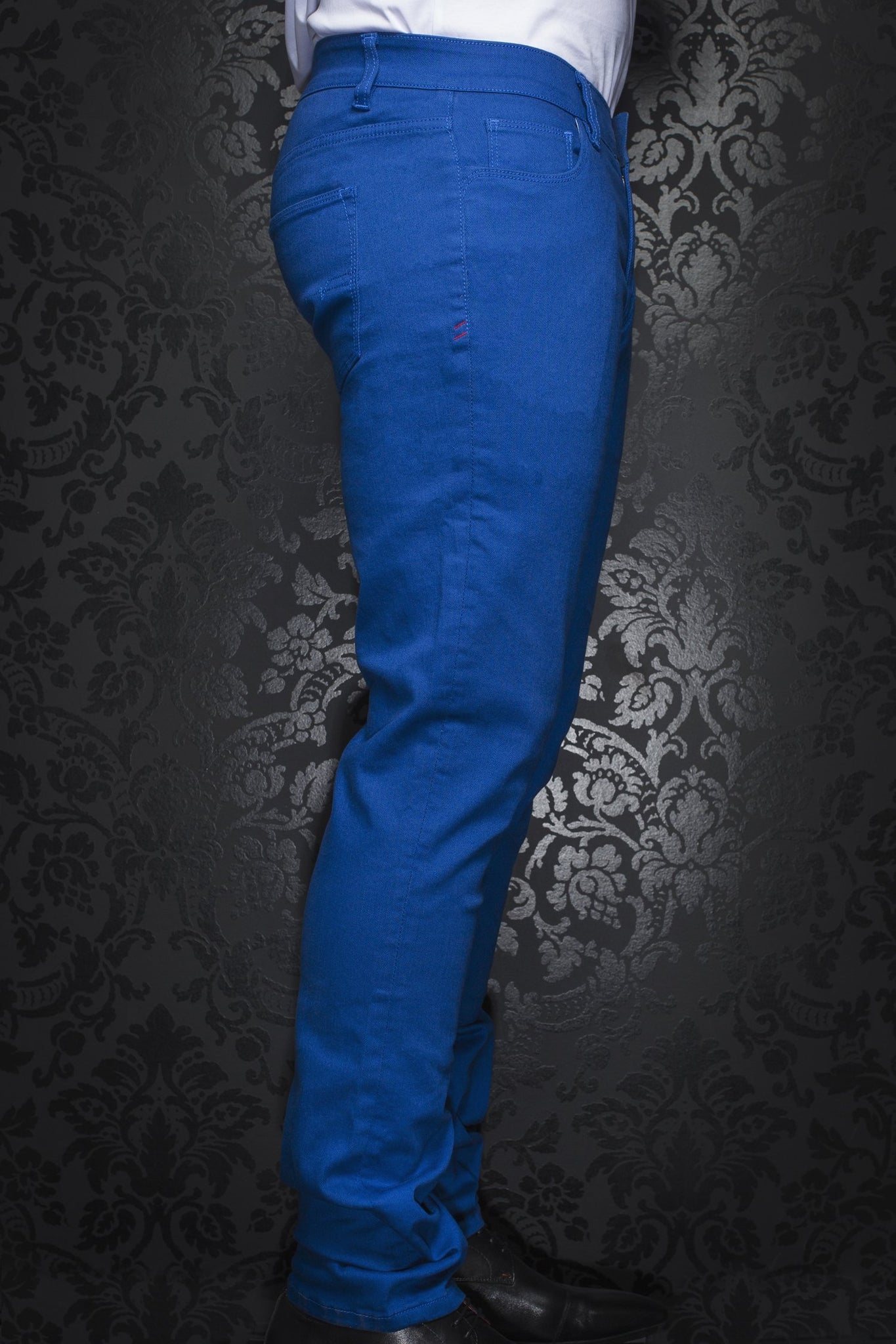 Au Noir Slim Fit Stretch Denim Jean - Royal