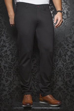 Au Noir Dressy Stretch Pant - Magnum Black