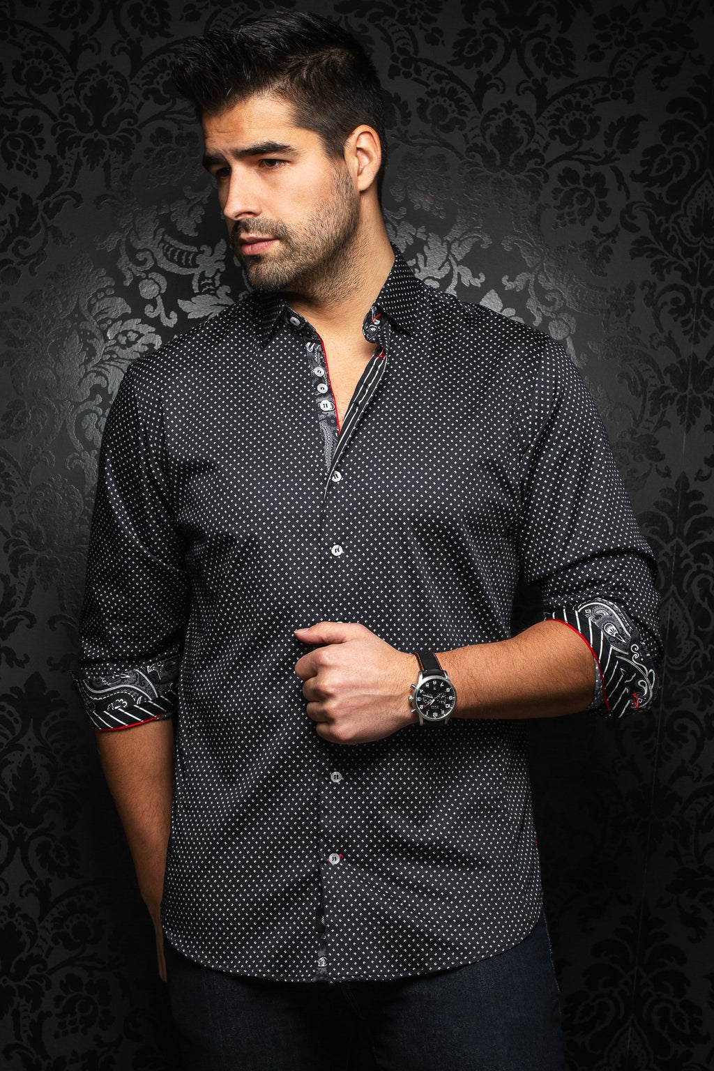 Au Noir Shirt | Marino Black