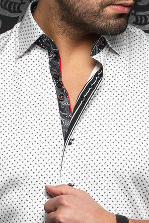 Au Noir Shirt | Marino White Black
