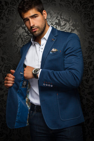 Men Fashion - Au Noir Blazer - Martin Royal Blue