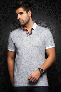 Au Noir Short-Sleeve Polo | Mayfield White