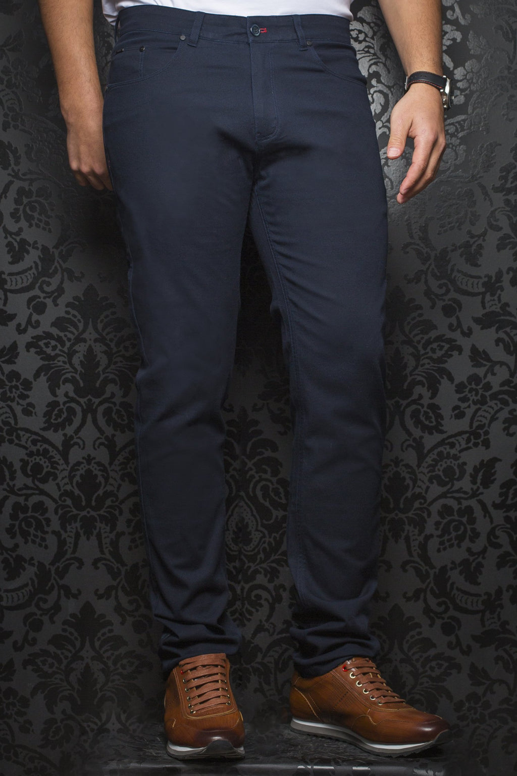 Au Noir Dressy Stretch Pant - Remington Navy