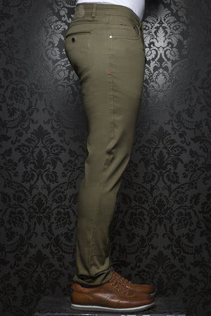 Au Noir Dressy Stretch Pant - Remington Olive