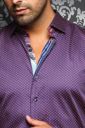 Au Noir Purple Shirt - Segovia Purple