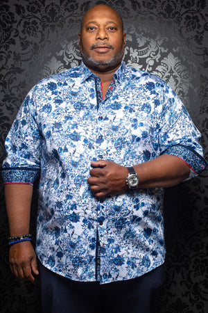 Au Noir Shirt Plus Size | Verrichio Plus-Size Blue